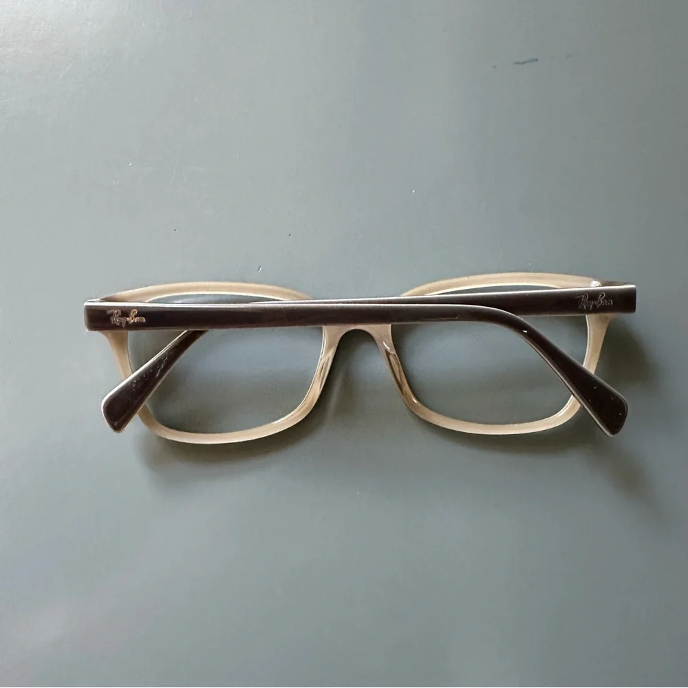 Ray Ban Eyeglasses Frames Only RB 5362 5778 53 17 140‎ With Case Square Gray